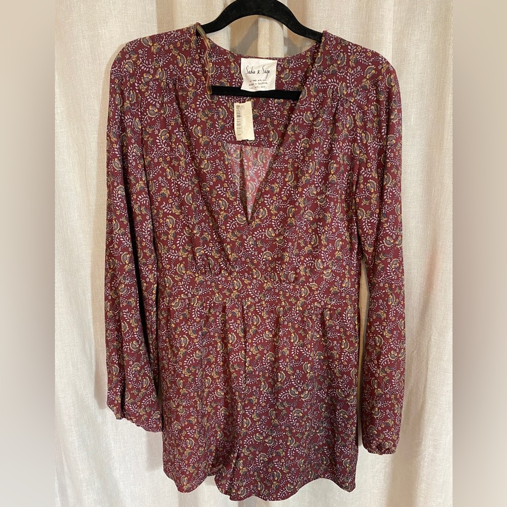 Paisley romper